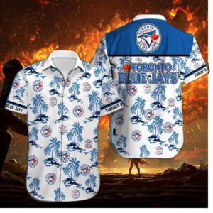 Toronto Blue Jays Beach Palm Hawaiian Shirt