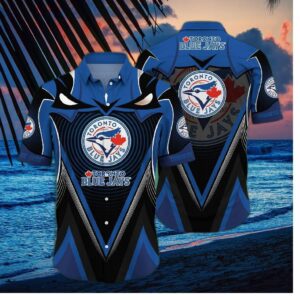 Toronto Blue Jays Bold Stripes Jersey Hawaiian Shirt
