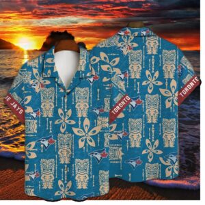 Toronto Blue Jays Tiki Paradise Hawaiian Shirt