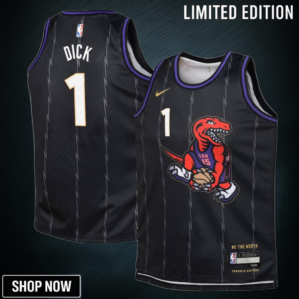 Toronto Raptors Nike City Edition Swingman Jersey - Black Grady Dick Youth