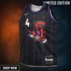 Toronto Raptors Nike City Edition Swingman Jersey - Black Scottie Barnes Youth