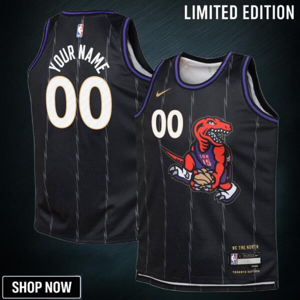 Toronto Raptors Nike City Edition Swingman Jersey - Custom Youth