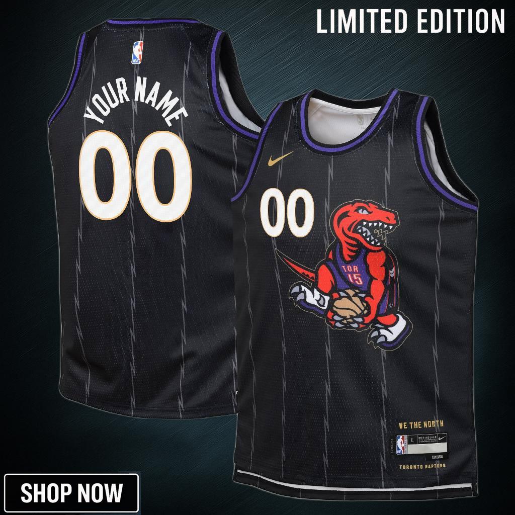 Toronto Raptors Nike City Edition Swingman Jersey - Custom Youth