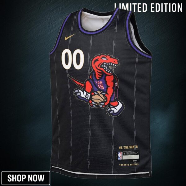 Toronto Raptors Nike City Edition Swingman Jersey - Custom Youth