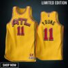 Trae Young 11 -23 Atlanta Hawks Gold Earned Edition Jersey