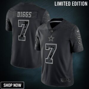 Trevon Diggs Dallas Cowboys Rflctv Limited Jersey - Black
