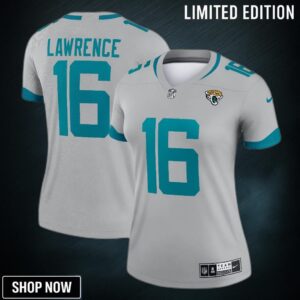 Trevor Lawrence Jacksonville Jaguars Womens Inverted Legend Jersey - Silver Nfl