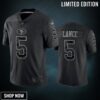 Trey Lance 5 San Francisco 49ers Black Reflective Limited Jersey - Men