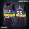 Trey Murphy 3D 25 New Orleans Pelicans Purple Jersey -23 City Edition Swingman