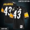 Troy Polamalu Pittsburgh Steelers Mitchell & Ness 2007 Authentic Retired Player Jersey - Black Nfl