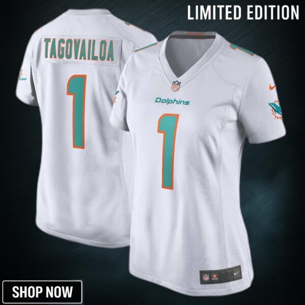 Tua Tagovailoa Miami Dolphins Women's Game Jersey - White