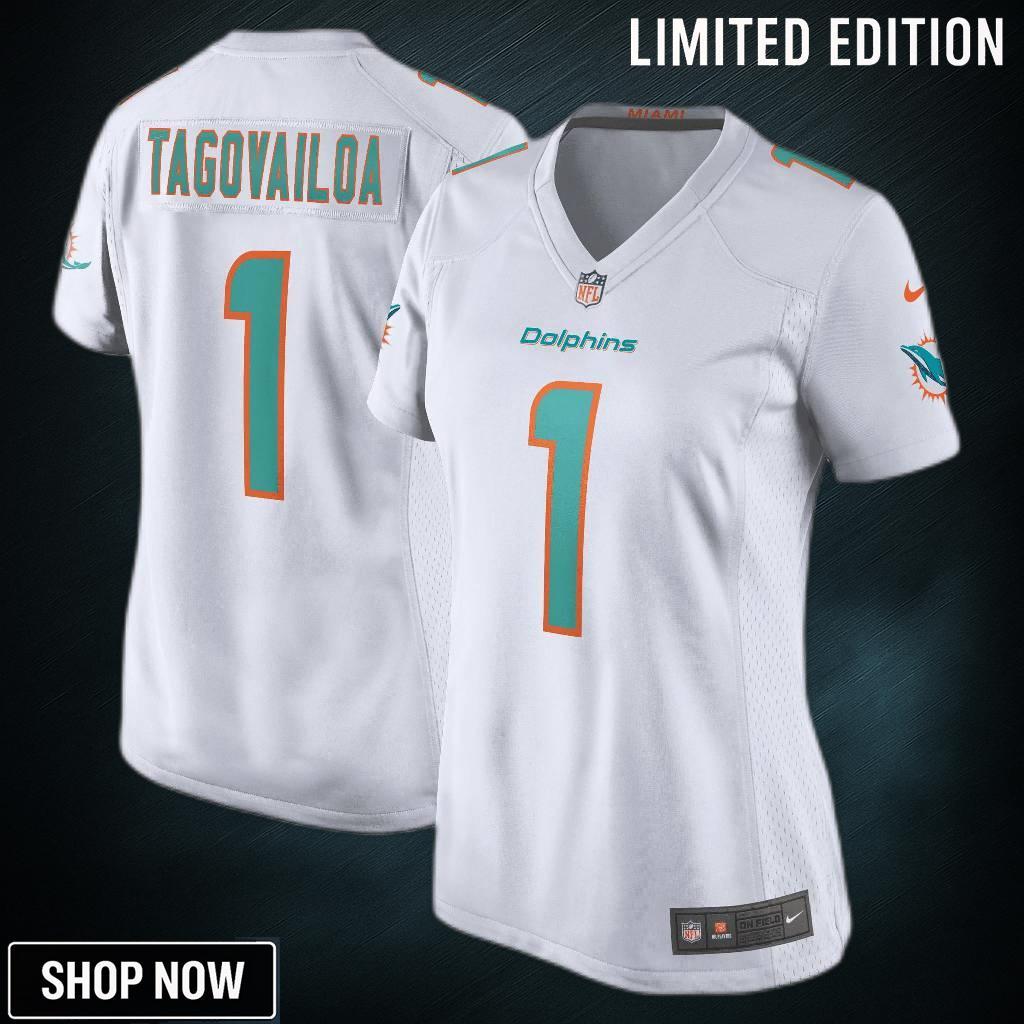Tua Tagovailoa Miami Dolphins Women's Game Jersey - White