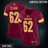 Tyler Clark Washington Commanders Womens Game Jersey - Burgundy Nfl