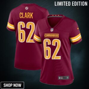 Tyler Clark Washington Commanders Womens Game Jersey - Burgundy Nfl
