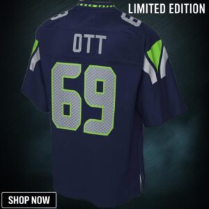 Tyler Ott Seattle Seahawks Nfl Pro Line Player Jersey - College Navy