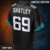 Tyler Shatley Jacksonville Jaguars Nfl Pro Line Team Player Jersey - Black