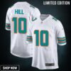 Tyreek Hill 10 Miami Dolphins Alternate Game Men Jersey - White