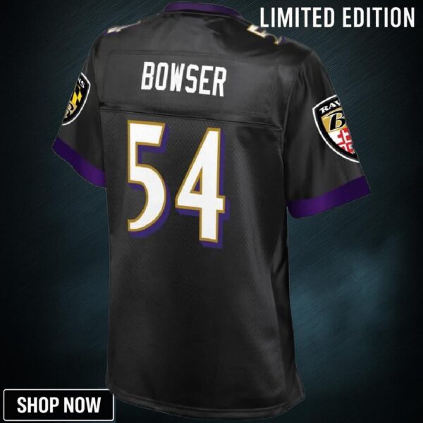 Tyus Bowser Baltimore Ravens Nfl Pro Line Womens Alternate Player Jersey - Black