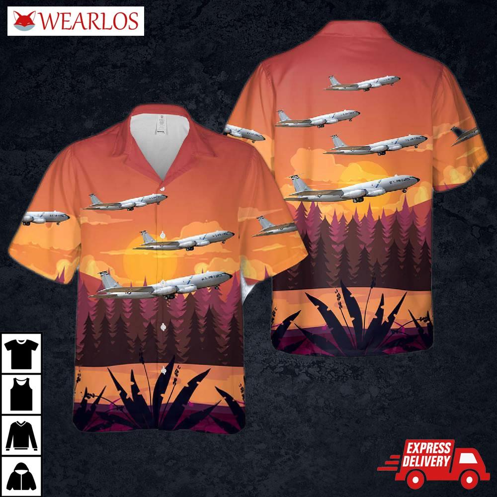U.s. Air Force Boeing Kc-135a Stratotanker 717-100a Hawaiian Shirt