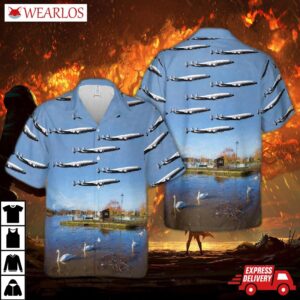 U.s. Air Force Lockheed C-121g-lo Constellation 54-4062 City Of Jackson Hole, 187th Transport Squadron, 153rd Group, Wyoming National Guard Hawaiian Shirt