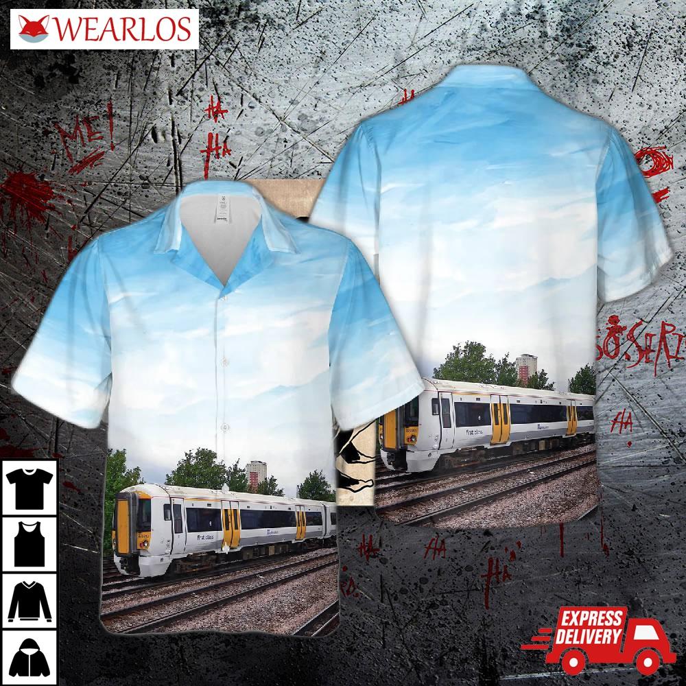Uk Southeastern Class 375 Emu 375913 Electrostar In The Old Livery Hawaiian Shirt