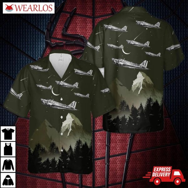 United States Army Air Forces Douglas B-18a Bolo In Ww2 Hawaiian Shirt