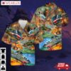 United States Army Huey Cobra Helicopter Hawaiian Shirt