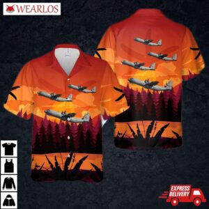 Us Air Force 39th Airlift Squadron Lockheed C-130j Super Hercules Hawaiian Shirt