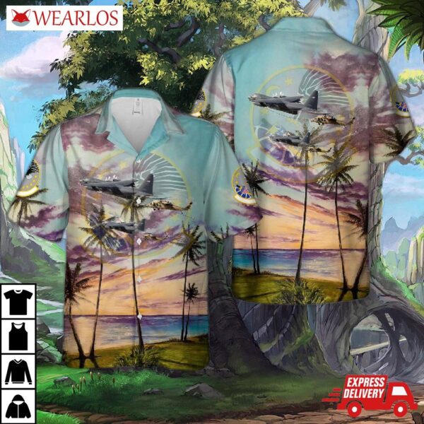 Us Air Force 39th Squadron Hc-130p/n Refuels A 301st Rescue Hh-60g Hawaiian Shirt