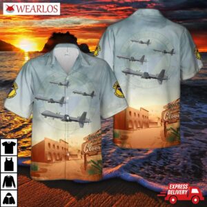 Us Air Force 3rd Special Operations Squadron Mq-9b “reaper” Hawaiian Shirt