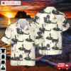 Us Air Force 40th Helicopter Squadron Uh-1n Huey Hawaiian Shirt