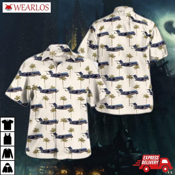 Us Air Force 60th Mobility Wing C-17 Globemaster 3D Hawaiian Shirt