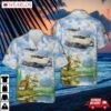 Us Air Force 86-1699 Merlins Magic Mc-130h Combat Talon Ii Of 7th Special Operations Squadron Hawaiian Shirt