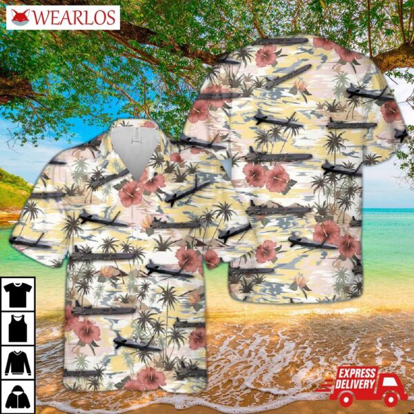 Us Air Force Agm-86 Alcm Hawaiian Shirt