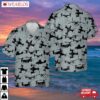 Us Air Force Bell Boeing V-22 Osprey Silhouettes Hawaiian Shirt