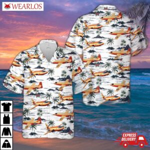 Us Air Force Bell X-1 Glamorous Glennis Hawaiian Shirt
