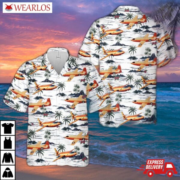 Us Air Force Bell X-1 Glamorous Glennis Hawaiian Shirt