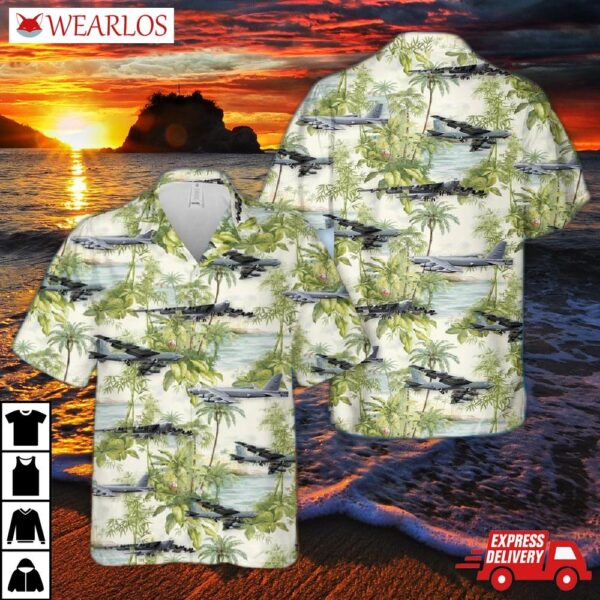 Us Air Force Boeing B-52 Stratofortress Hawaiian Shirt