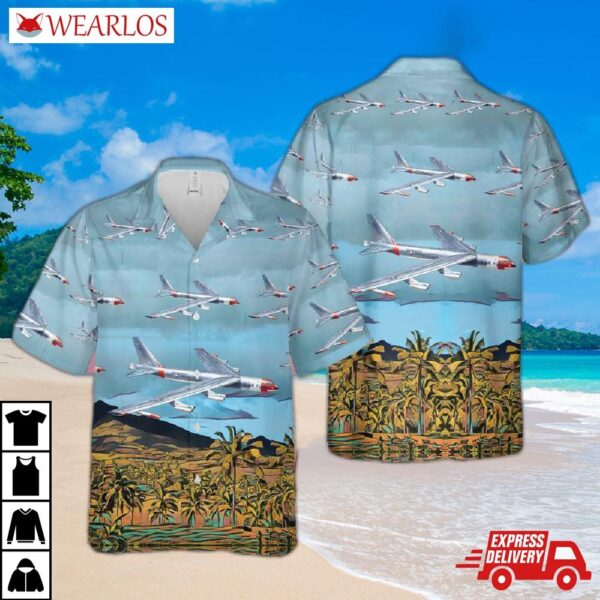 Us Air Force Boeing B-52d Stratofortress Hawaiian Shirt
