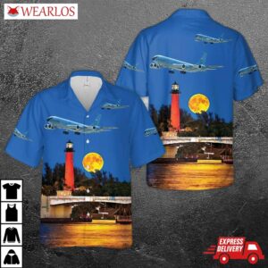 Us Air Force Boeing Kc-135r Rivet Stand/rivet Quick Hawaiian Shirt