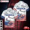 Us Air Force Boeing Kc-46 Pegasus, 4th Of July Hawaiian Shirt