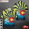 Us Air Force Colorado National Guard 140th Wing F-16 Falcon Tiger Hawaiian Shirt