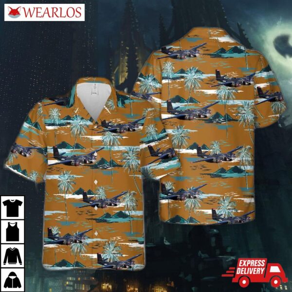 Us Air Force Douglas A-26 Invader In Wwii Hawaiian Shirt