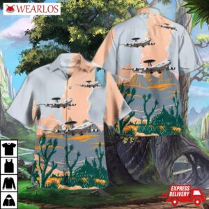 Us Air Force E-3 Awacs Hawaiian Shirt