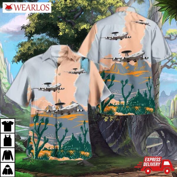 Us Air Force E-3 Awacs Hawaiian Shirt