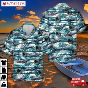 Us Air Force Ea-18g Growler Of 390th Electronic Combat Squadron Hawaiian Shirt