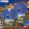 Us Air Force F-117a Nighthawk Stealth Fighter Aircraft Flies Over Nevada Hawaiian Shirt