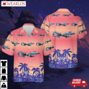 Us Air Force Fairchild Republic A-10 Thunderbolt Ii Hawaiian Shirt