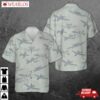Us Air Force Fairchild Republic A-10 "warthog" Thunderbolt Ii Silhouette Hawaiian Shirt