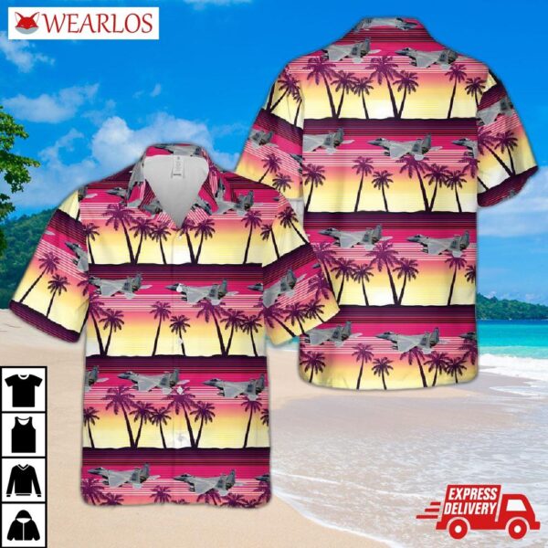 Us Air Force Florida National Guard F-15 Eagle Hawaiian Shirt